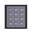 Modulo de Teclado para Serie KD8. DS-KD-KP Hikvision